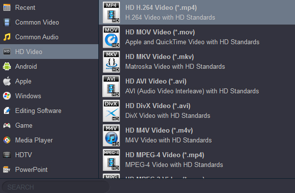 WMV to TV MP4 format Converter