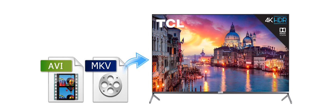 Play MKV AVI on TCL TV 