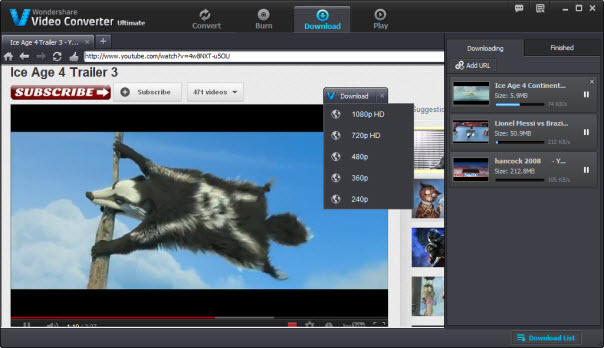 Burn videos to DVD