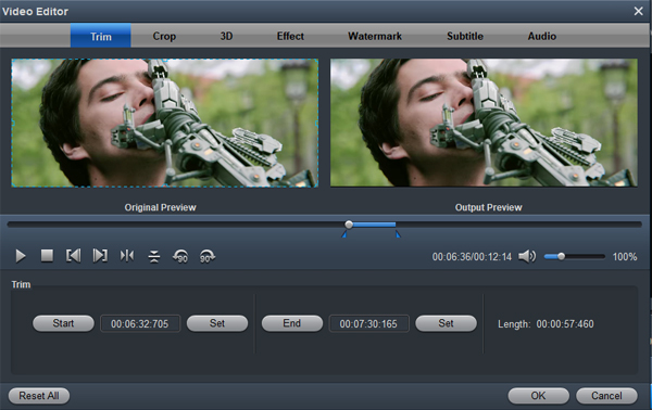 Edit video with Acrok Video Converter Ultimate