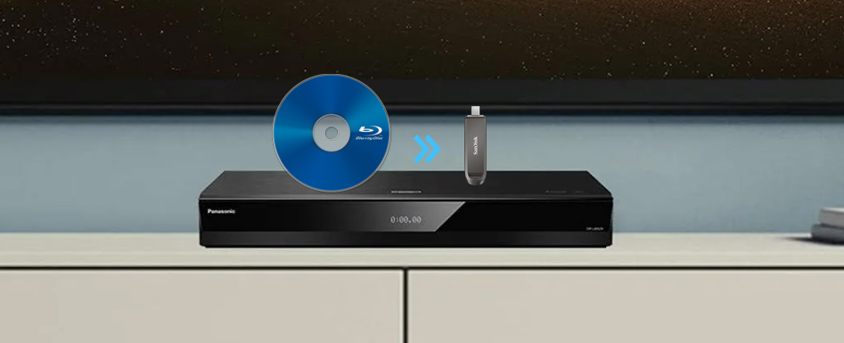 Play Blu-ray movies on TV via USB